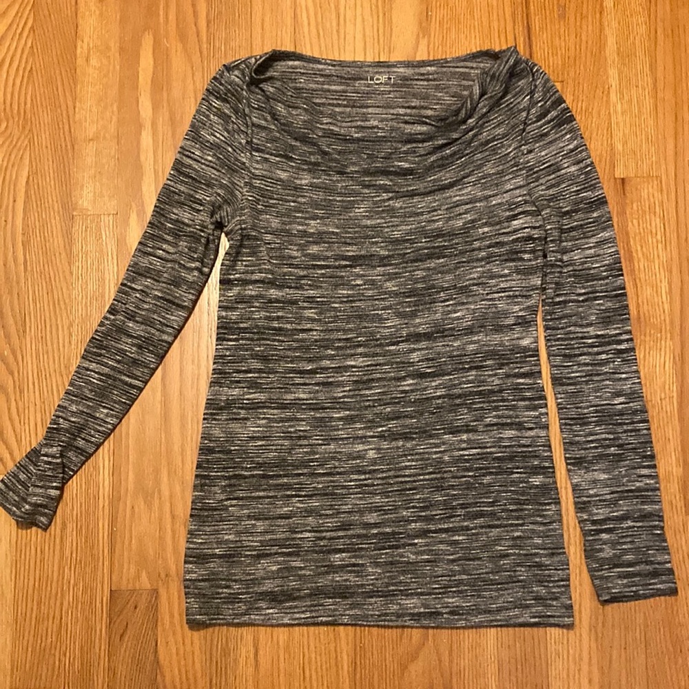 Loft gray light sweater